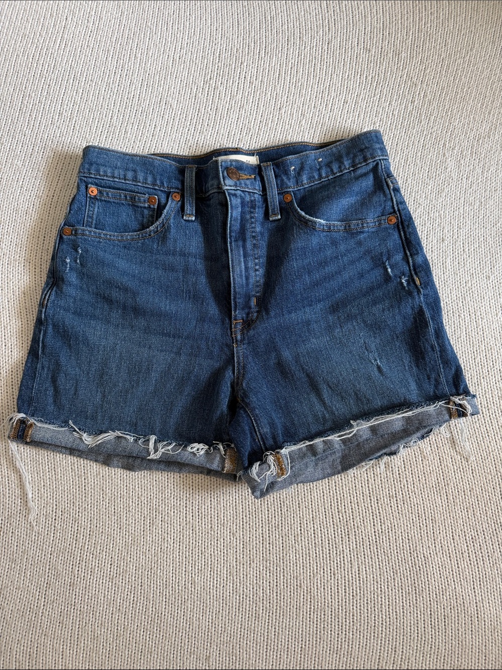 Madewell High Rise Denim Shorts Size 27